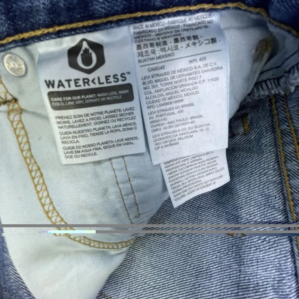 Levi's 517 Bootcut Jeans Men's 32x32 Blue Denim Cotton Western Workwear